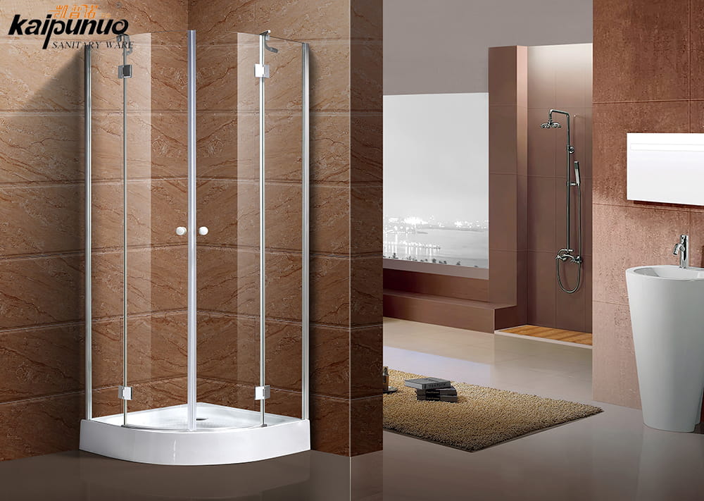 Europe standard pivot hinge glass shower enclosure door