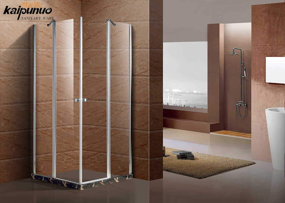 Tempered glass freestanding shower enclosure manufacture