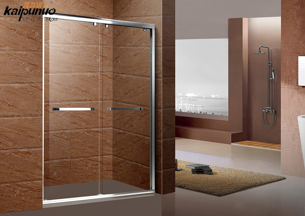 Bathroom luxury custom doors solid sliding glass barn rolling shower door screen