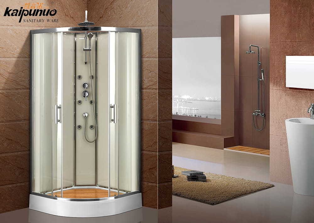 Tempered Glass Whirlpool Shower Rooms