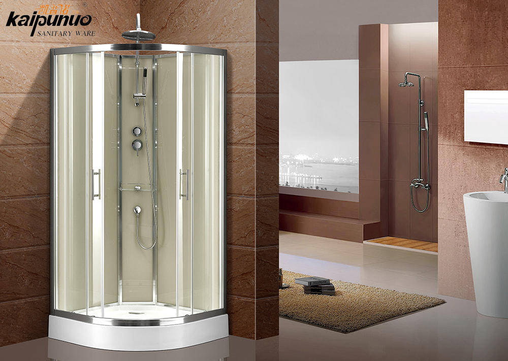 Customized aluminium profile glass shower cabins