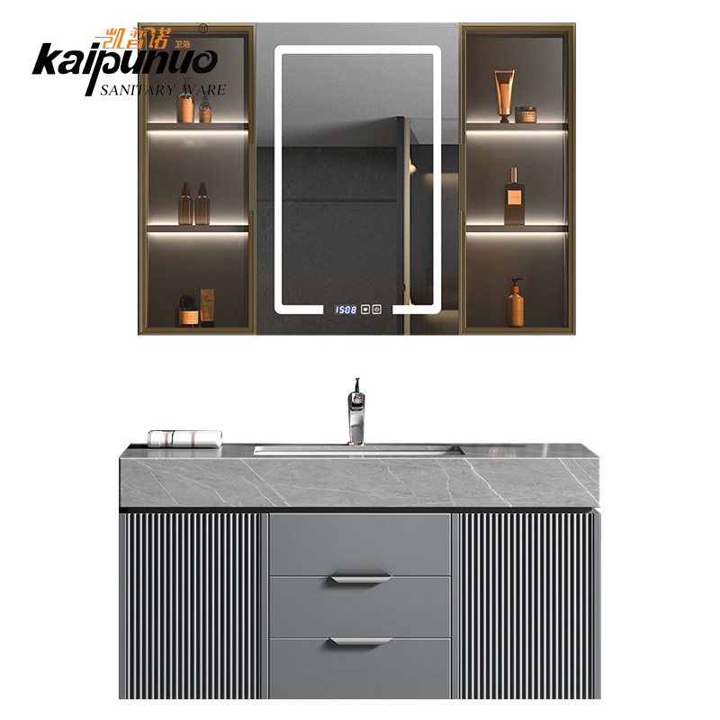 Modern Real Wood Bathroom Vanities With Tops For Cheap